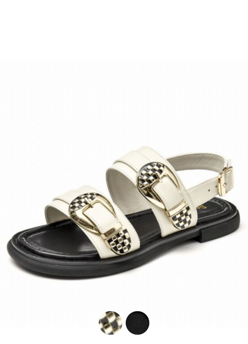 Carole Dames Gladiator Sandalen Leer