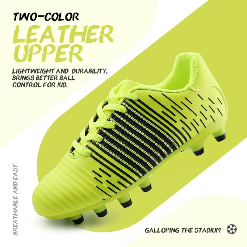 Carson Unisex Kinder Voetbalschoenen - Groen