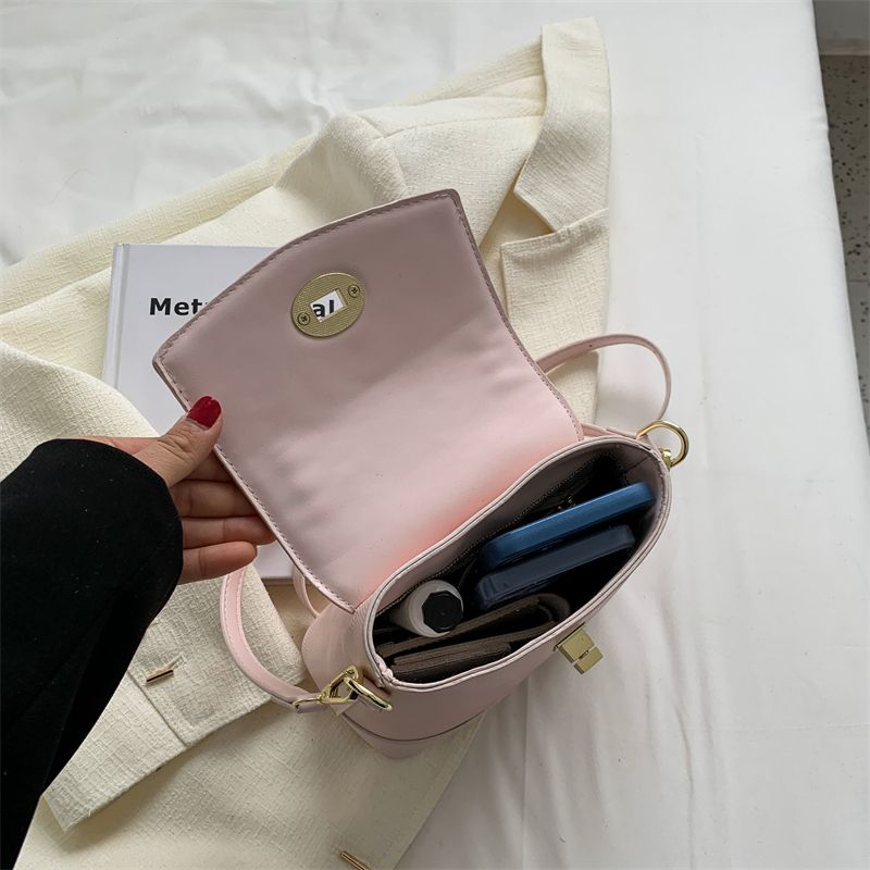 Caruso Dames Mini Leren Crossbody Handtas - Roze