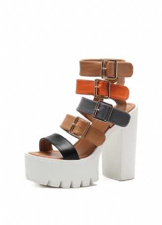 Casandra Dames Mode Platform Sandaal