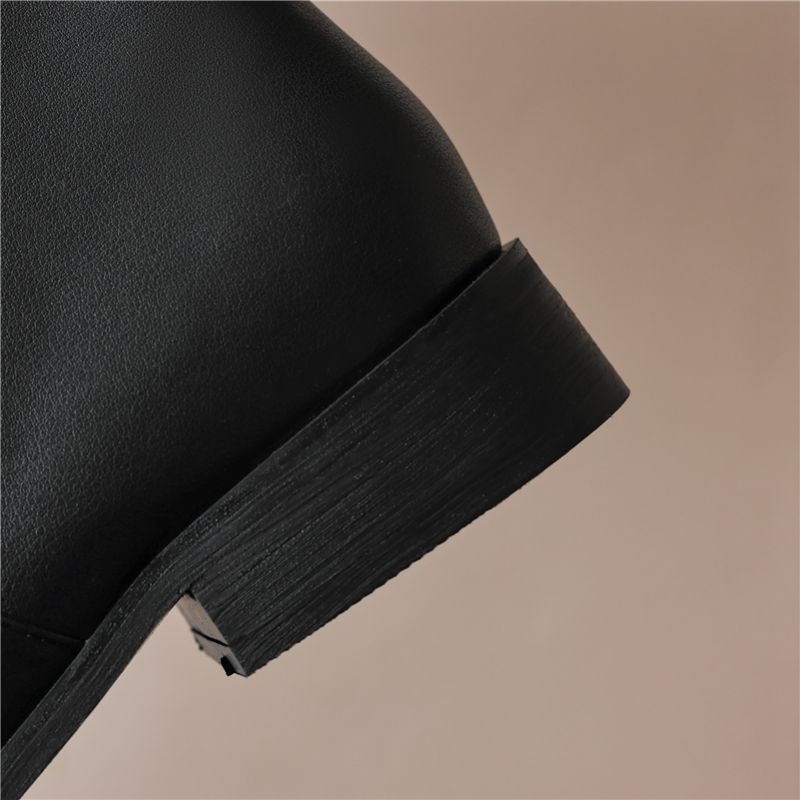 Casia Dames Herfst Laarzen - Abrikoos Kort Pluche
