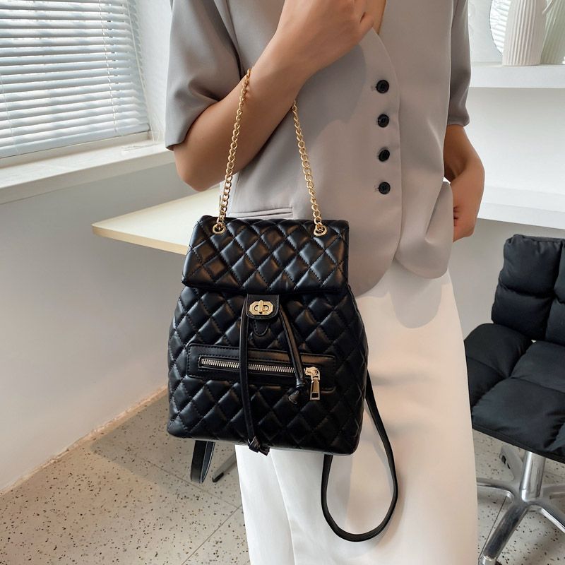 Casta Luxe Rugzak Voor Dames - Zwart