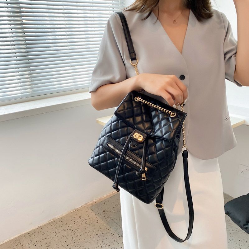 Casta Luxe Rugzak Voor Dames - Zwart