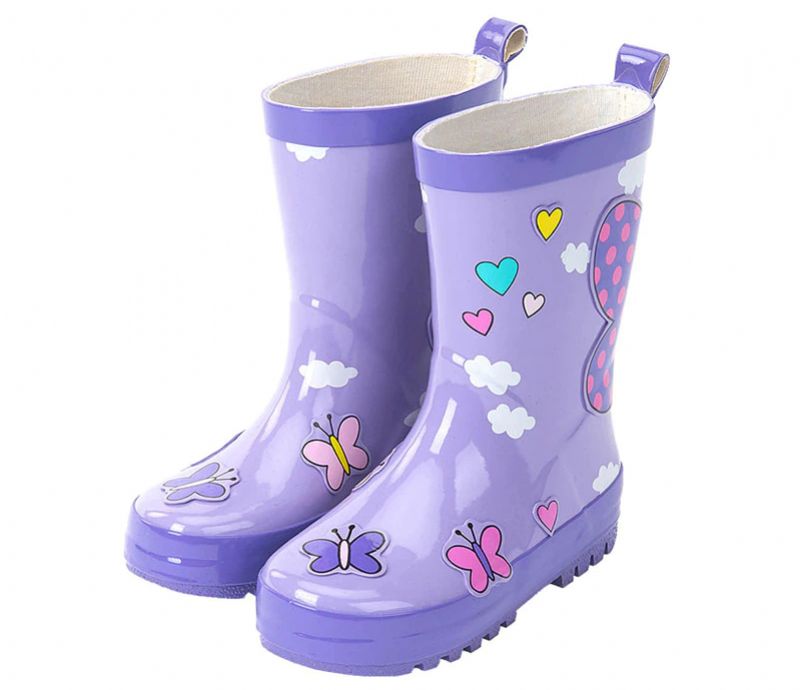 Castañeda Unisex Regenlaarzen Voor Kinderen - Paars