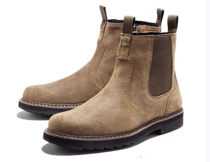 Castle Heren Chelsea Laarzen - Khaki