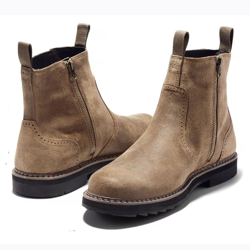 Castle Heren Chelsea Laarzen - Khaki