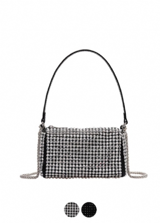Cata Dames Punk Stijl Handtas Met Strass