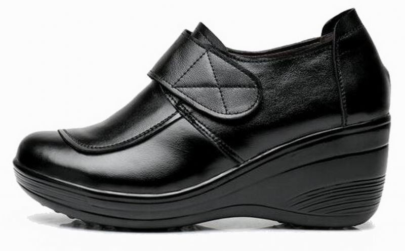 Catalina Dames Platform Schoenen Zonder Veters - Zwart