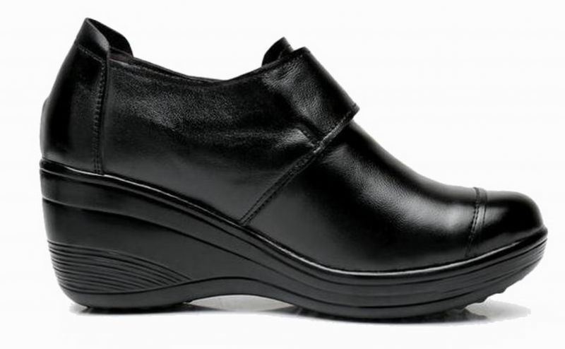 Catalina Dames Platform Schoenen Zonder Veters - Zwart