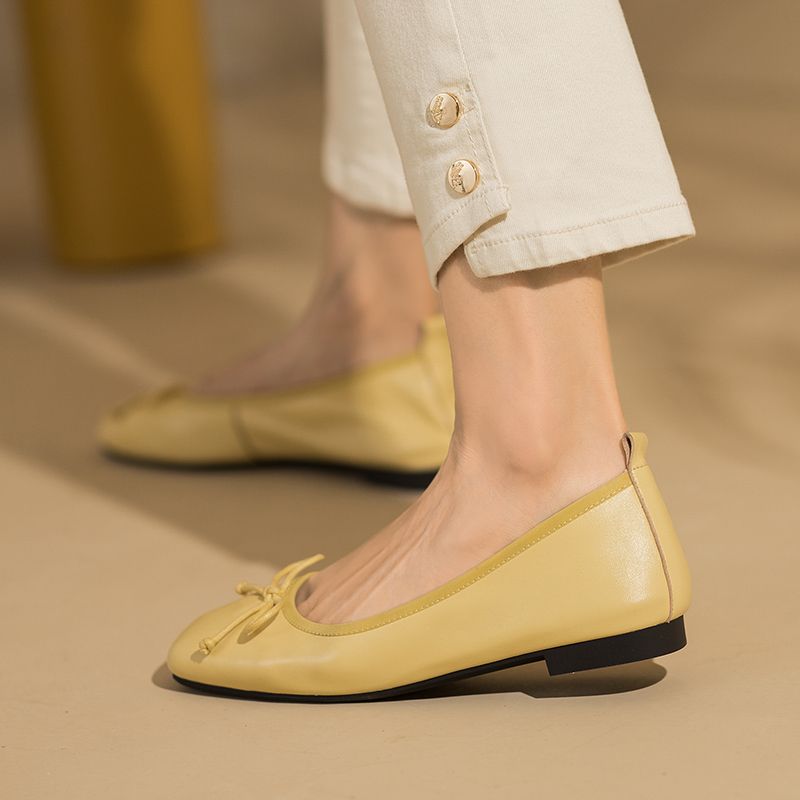 Catalina Dames Slip On Platte Schoenen - Geel