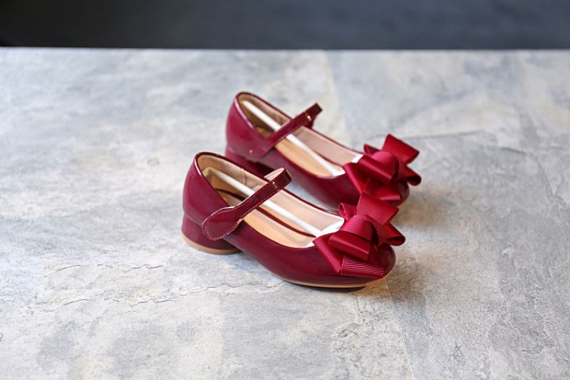 Cazzu Meisjes Platte Schoenen - Rood