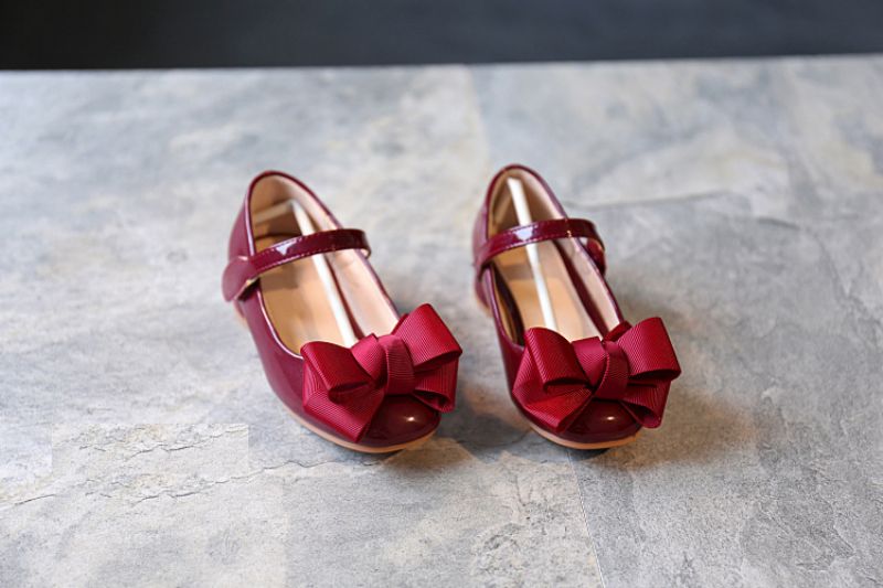 Cazzu Meisjes Platte Schoenen - Rood