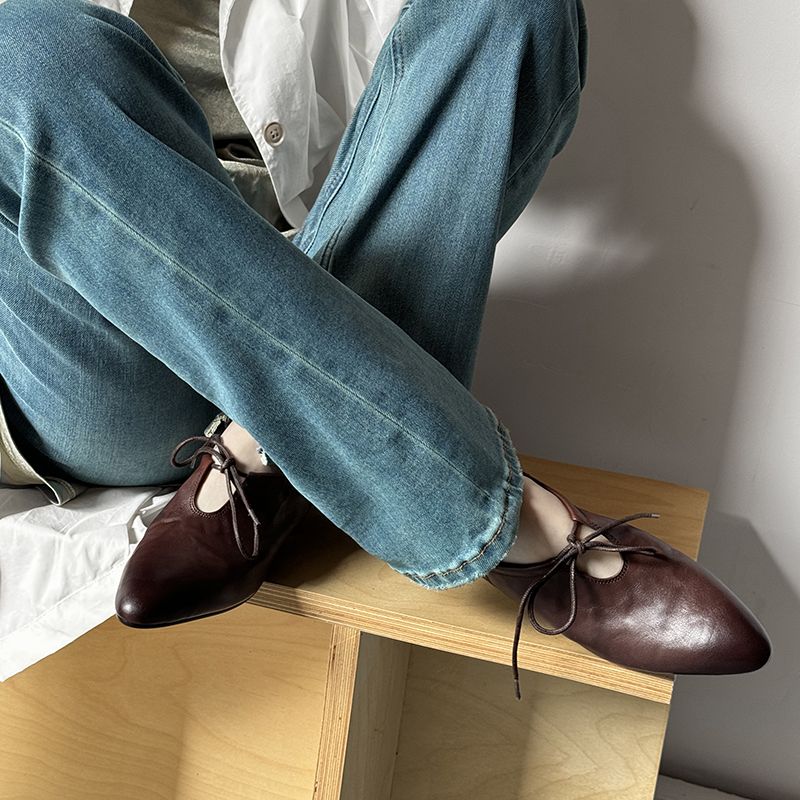 Celia Dames Puntige Neus Pumps - Bruin