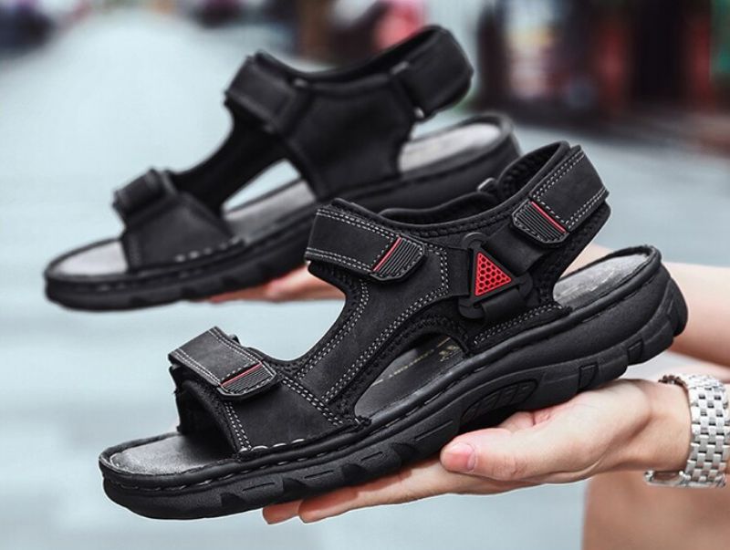 Century Heren Casual Sandalen - Zwart