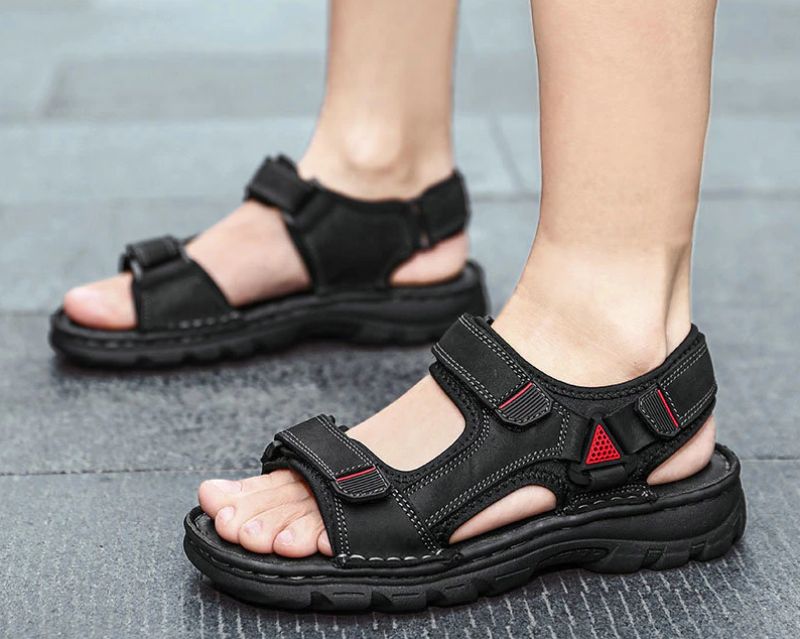 Century Heren Casual Sandalen - Zwart