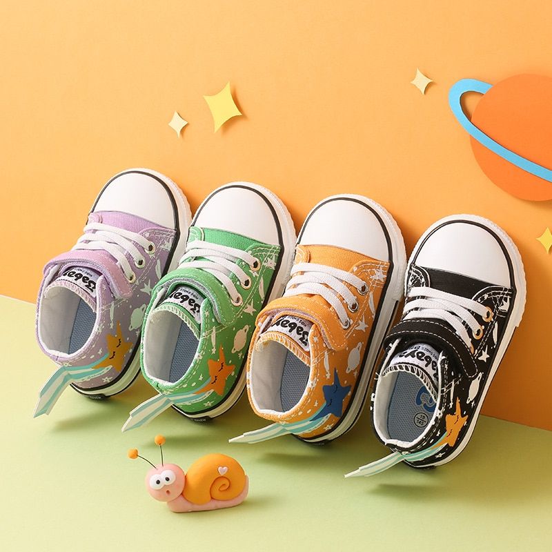 Cerati Unisex Hoge Sneaker Voor Kinderen - Groen