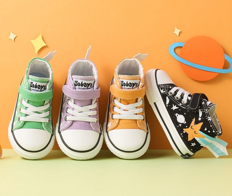 Cerati Unisex Hoge Sneaker Voor Kinderen - Groen