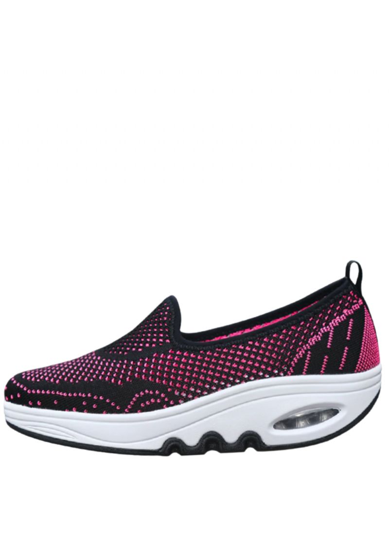 Chajaya Dames Platform Slip-on Ademende Schoenen
