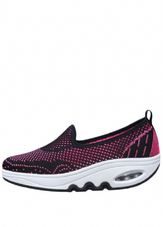 Chajaya Dames Platform Slip-on Ademende Schoenen