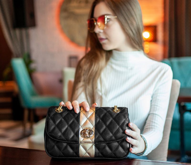 Challi Dames Handtas - Zwart