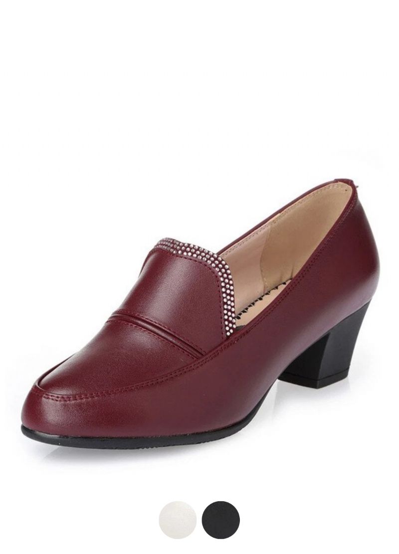 Charis Dames Leren Pumps Schoenen
