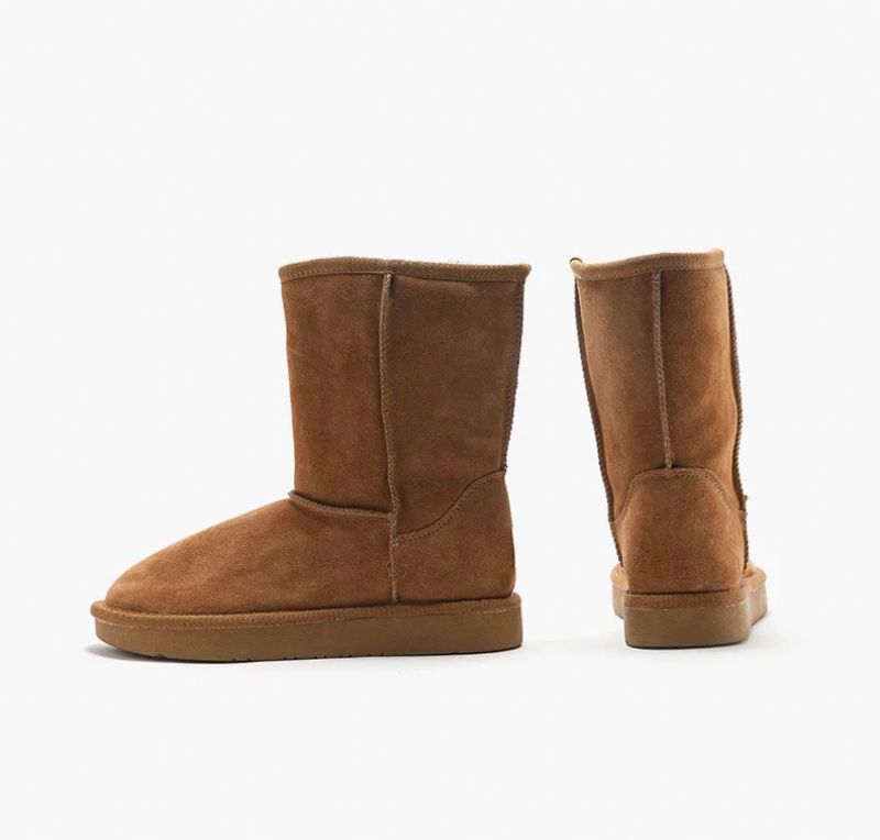 Charito Boots Halfhoge Kuit - Kameel