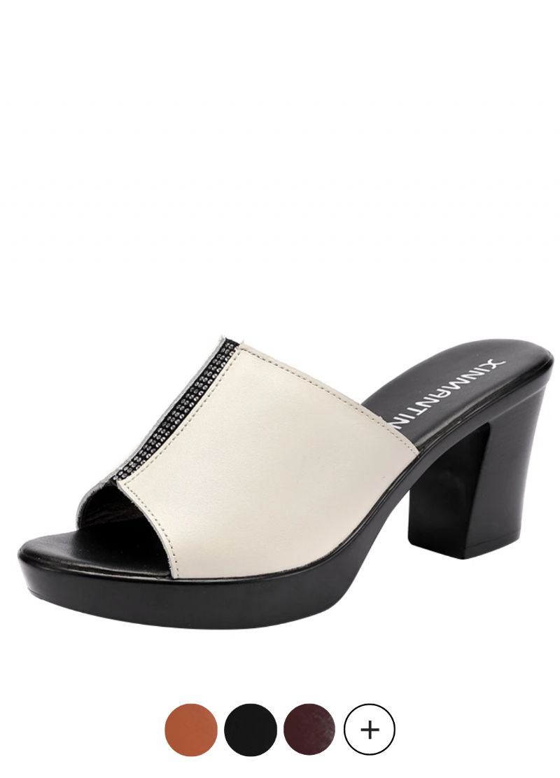 Charles Dames Hoge Hak Sandalen