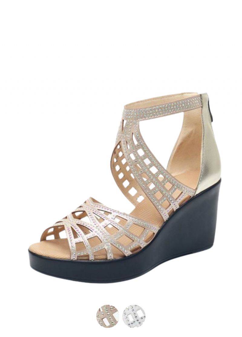 Charli Platform Wedge Sandaal Voor Dames
