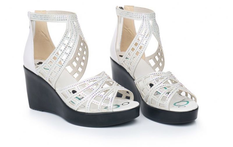 Charli Platform Wedge Sandaal Voor Dames - Goud