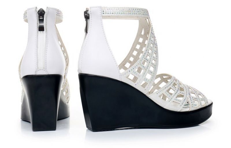 Charli Platform Wedge Sandaal Voor Dames - Goud