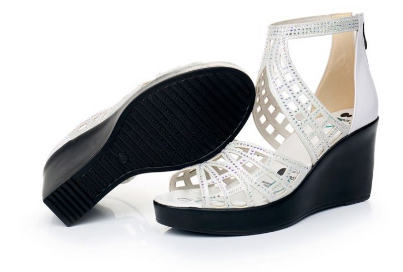 Charli Platform Wedge Sandaal Voor Dames - Goud