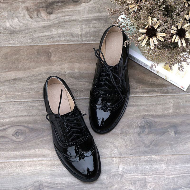 Charly Dames Oxfords - Zilver Wit Roze
