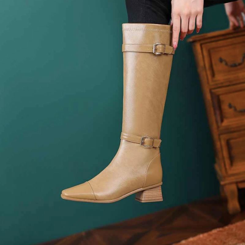 Charma Dames Herfst Laarzen - Abrikoos