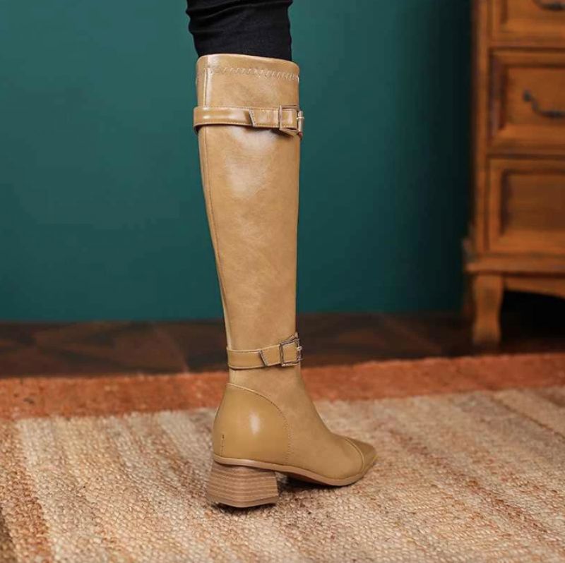 Charma Dames Herfst Laarzen - Abrikoos