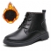 Zwart met bont