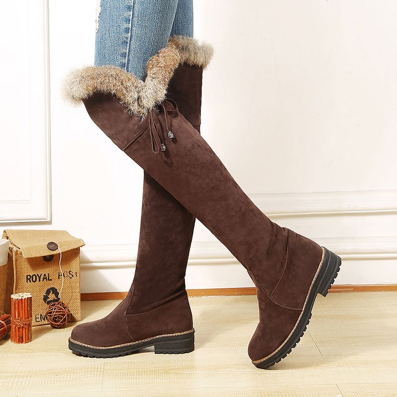 Chelita Dames Snow Pluche Laarzen - Zwart