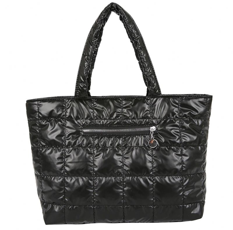 Chelo Dames Grote Waterdichte Schouder Handtas - Zwart