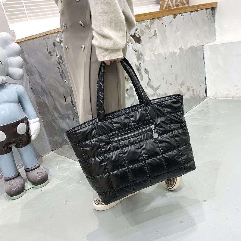 Chelo Dames Grote Waterdichte Schouder Handtas - Zwart