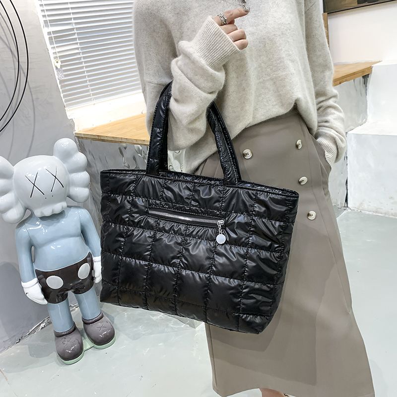Chelo Dames Grote Waterdichte Schouder Handtas - Zwart