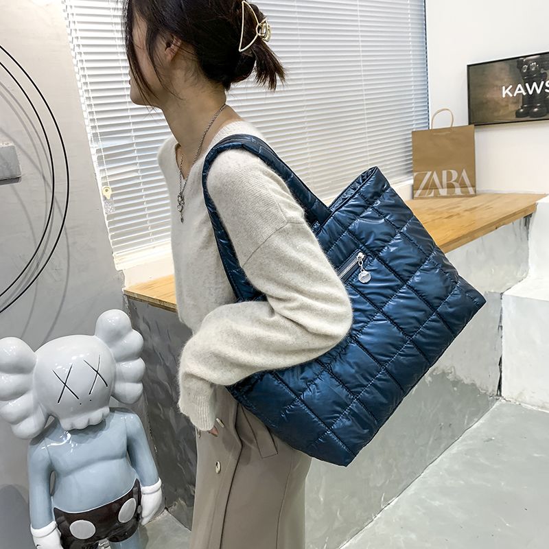 Chelo Dames Grote Waterdichte Schouder Handtas - Zwart
