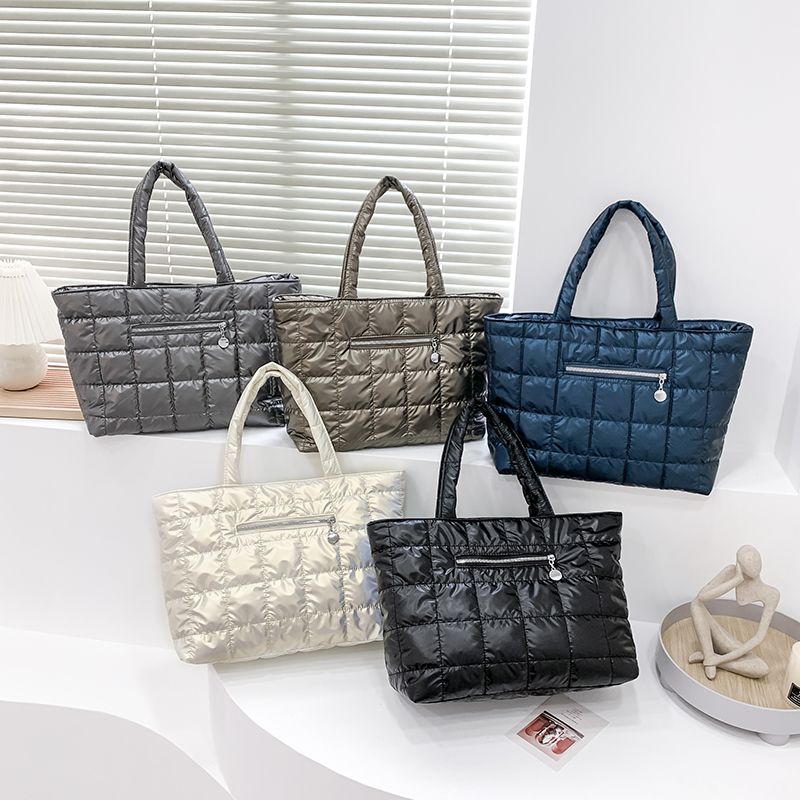 Chelo Dames Grote Waterdichte Schouder Handtas - Zwart