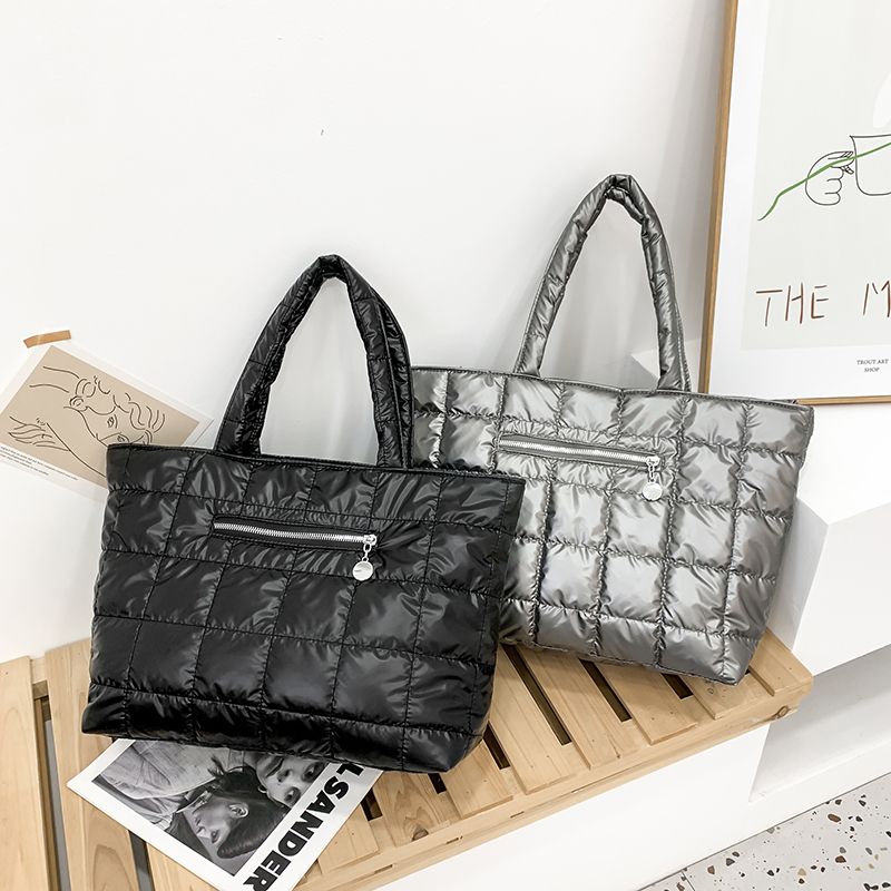 Chelo Dames Grote Waterdichte Schouder Handtas - Zwart