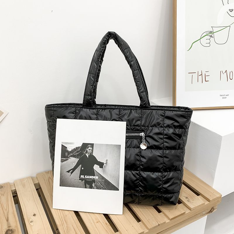 Chelo Dames Grote Waterdichte Schouder Handtas - Zwart