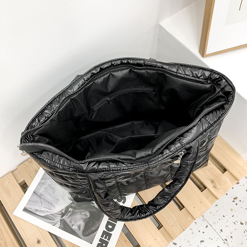 Chelo Dames Grote Waterdichte Schouder Handtas - Zwart