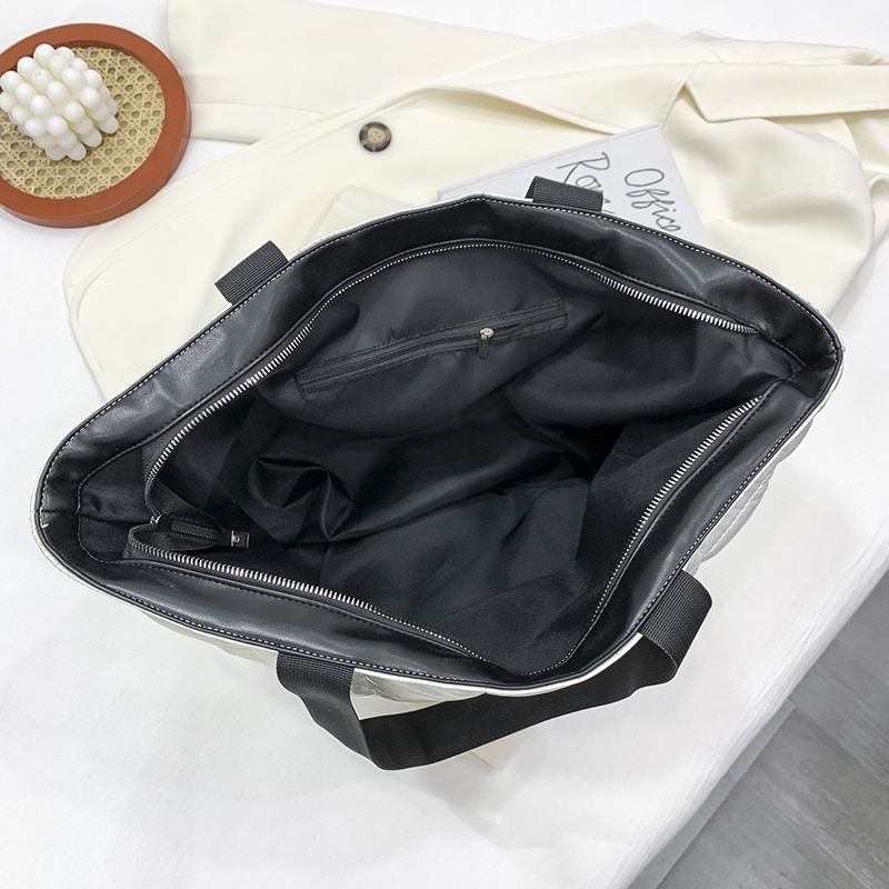 Chelo Dames Grote Waterdichte Schouder Handtas - Zwart