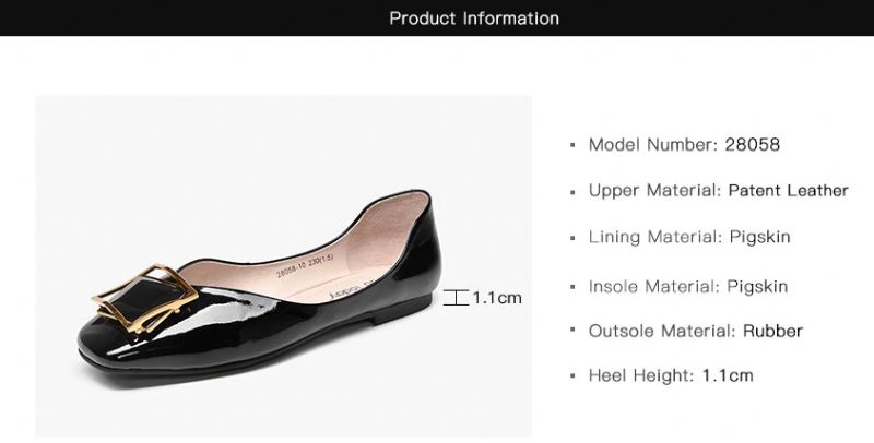 Cheloe Charo Platte Schoenen Voor Dames - Zwart