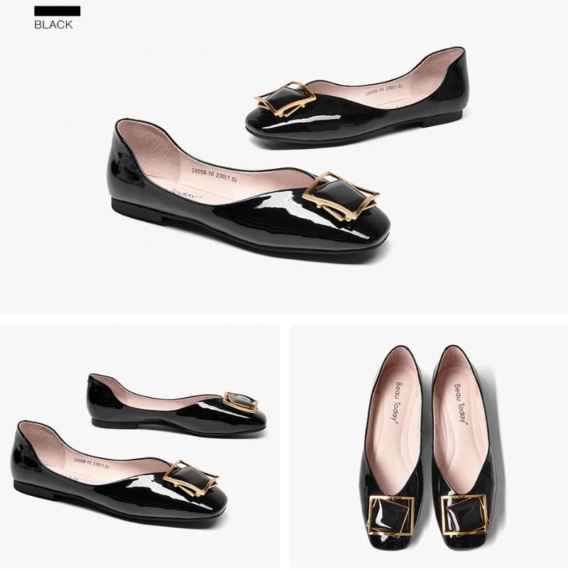 Cheloe Charo Platte Schoenen Voor Dames - Zwart