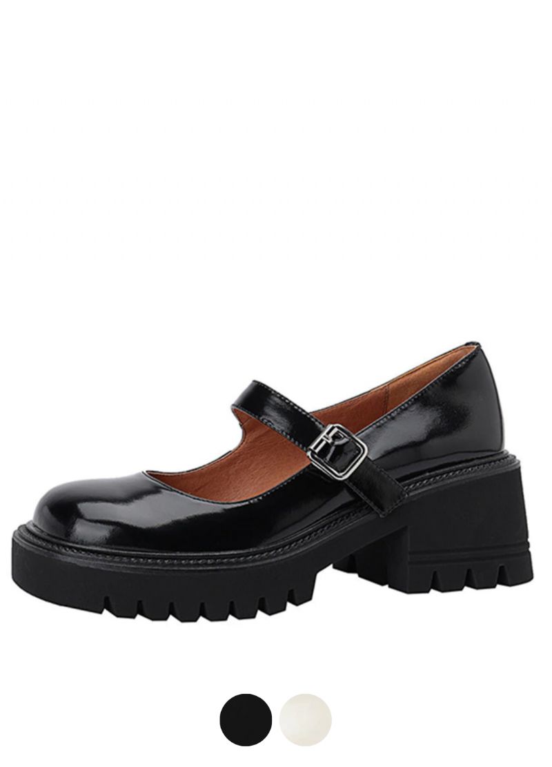 Cheslie Dames Lakleren Platform Schoenen
