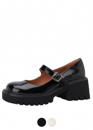 Cheslie Dames Lakleren Platform Schoenen