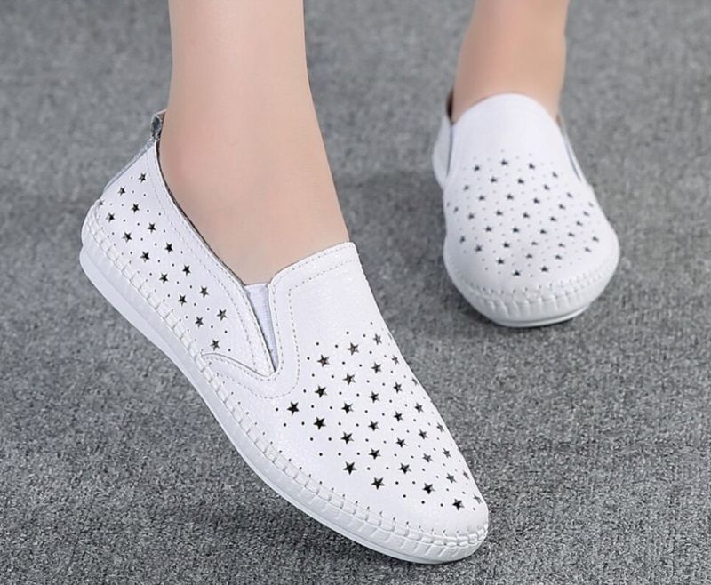 Chiapas Dames Loafer Zwarte Schoenen - Zwart ondiep